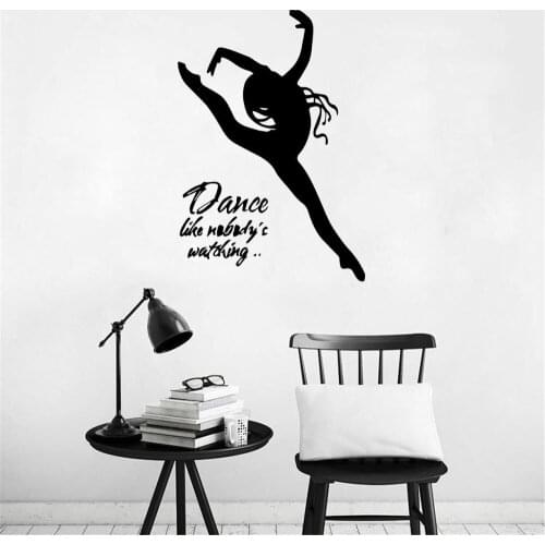 Sexy Woman Dance Wall Sticker For Man Club Living Room Bedroom Bathroom Home Decor Vinyl Waterproof Mural DW3975