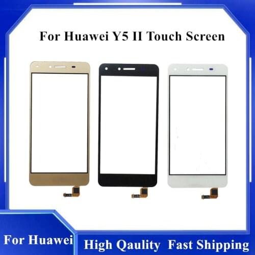 For Huawei Y5 II Touch Panel Screen For Huawei Y5 ii glass Screen Y5ii Touch screen Digitizer Sensor CUN-L01 U29 L23 L03 L21 L22
