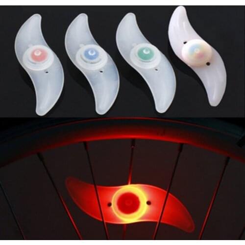 Willow Shape LED Bicycle Wheel Spoke Light Waterproof Bike LED Wheel Cycling Bicycle Accessories Lamp Cycling Light