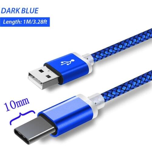 USB Type C charger Cable For Blackview Bv 9700 9600 6800 9500 Oukitel U25 23/18 Wp2 P10000 pro K10 K9 Ulefone DOOGEE USB-C cord