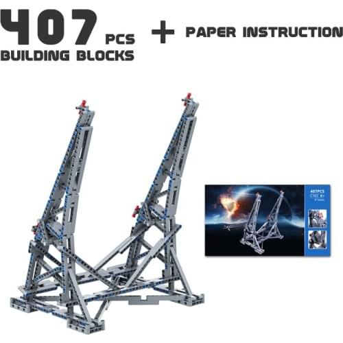 05132 Vertical Stand For Spacecraft Space Airship Plane 75192 Ultimate Collectors Assemble Model Idea Toys Support Bracket