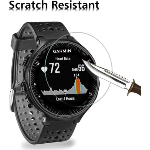 4PCS For Garmin Garmin Forerunner 220/230/235/620/630 Tempered Glass 9H Screen Protector Film For Garmin Smart Watch