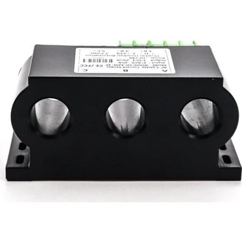 Analog output 3 phase ac current transducer 4 - 20ma 0-10v output