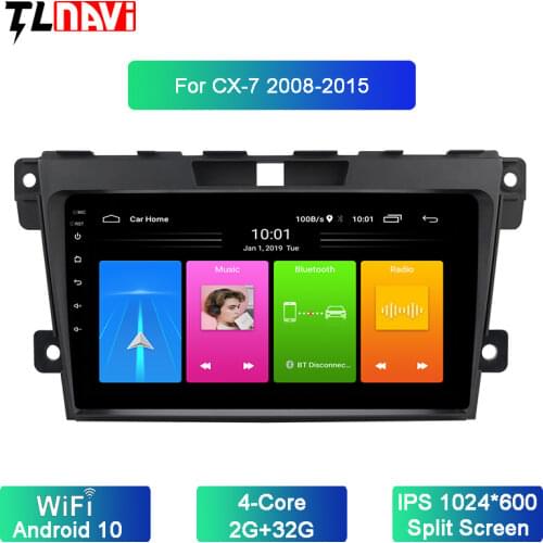For 1Mazda CX7 CX-7 CX 7 ER 2009-2012 Car Radio Multimedia Video Player Navigation GPS Android 10 IPS Screen