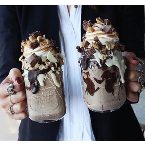 Rooster Cup Vintage Mason Cup Ins Net Red Latte Glass Cocktail Cup American Iced Coffee Cup coffee mug tumbler cup