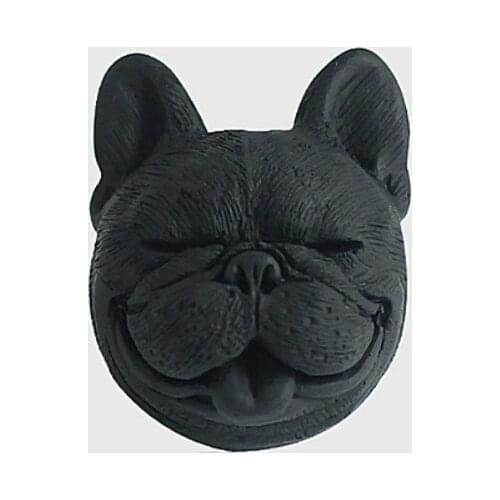 Black Bulldog Ornaments Car Vents Perfume Clip Air Freshener Automobile Interior Fragrance Decoration