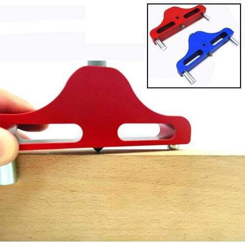 Woodworking Center Scribe Mark Line Gauge Wood Ruled Carpenter Ruler Gauge Marking Tool