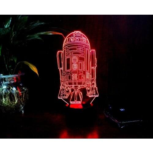 Yjm-3020 kids favorite gift newest 3d led luminescent night light cartoon shape with 7colors and automatic color free shipping