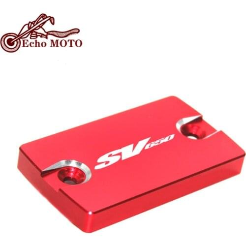 For SUZUKI SV650 SV650S SV650X sv650 sv650s sv650x 1999-2020 Motorcycle CNC Front brake Fluid Reservoir Cap Cover LOGO SV650