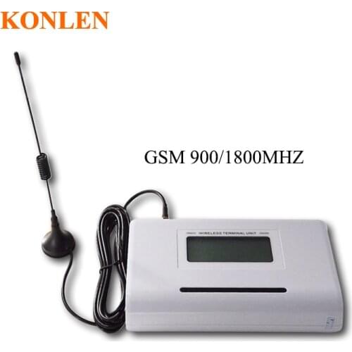 Home LCD Fixed GSM Phone Wireless Sim Card Terminal GSM 900/1800MHZ Connects Desk Phone or PSTN Alarm Panel to Make Call