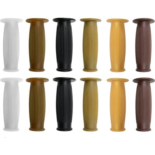 Vintage 7/8" 22MM motorcycle hand grips retro motorbike handle rubber bar gel grip for harley cafe racer motorbike handlebar