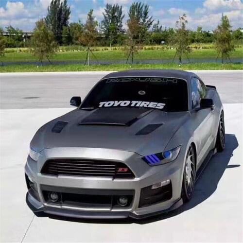 Capó delantero de fibra de carbono para coche Ford Mustang, capó delantero FRP de alta calidad, adecuado para Ford Mustang 2014