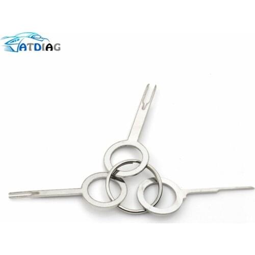 3pcs Auto Car Plug Circuit Board Wire Harness Terminal Extraction Pick Connector Crimp Pin Back Needle Remove Tool Set