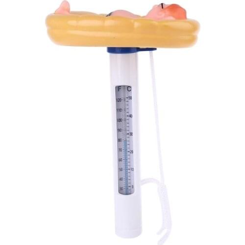 Cute Cartoon Floating Pool Thermometer for Outdoor and Indoor Swimming Pools