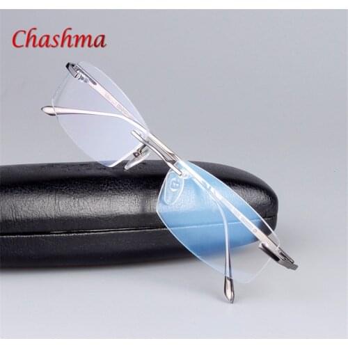 Rimless Brand Design Eyeglasses Women Pure Titanium Glasses Frame Men Oculos De Grau 2016 High Quality Optical Frame Eye glasses