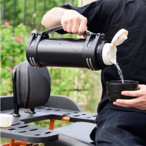 New Large-capacity Stainless Steel Vacuum Flask Portable Double-layer Insulated Water Bottle Outdoor Travel Parade Thermos