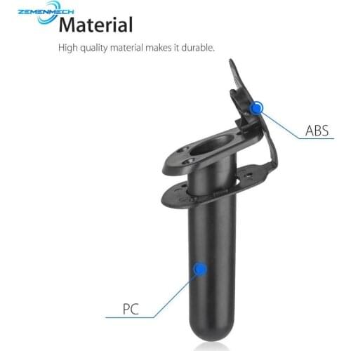 Stand For Fishing Rod Holder Rack With Cap Cover Gasket For Kayak Boat Canoe Ocean Boat Fishing Tackle Inflatable Dinghy Raft