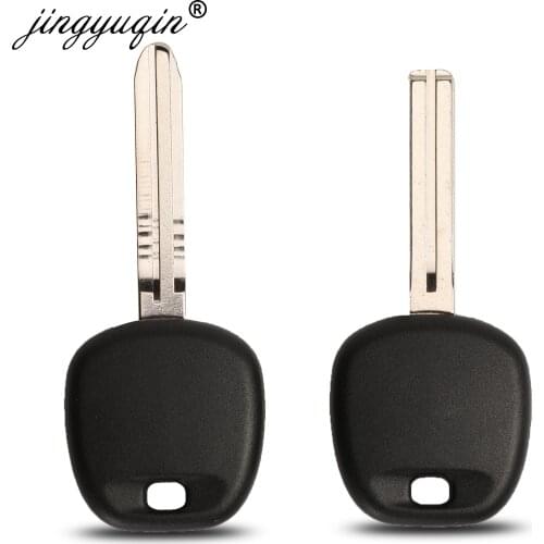 Jingyuqin Transponder Blank Key Shell For Toyota Rav4 Prado Corlla Camry Reiz Highlander Yaris Corolla TOY40 TOY43 Blade No Logo