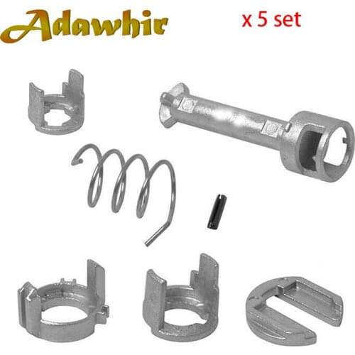 X5 Set For BMW 3 Series E46 DOOR LOCK LOCK CYLINDER REPAIR KIT FRONT LEFT OR RIGHT OE 51217019975 New