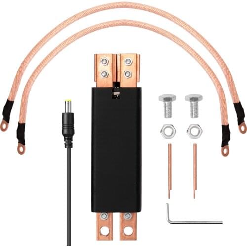 Handheld Copper Spot Welding Pen DIY Integrated Electric Spot Welding Machine Built-in Spring Pressure Adjustable Screw