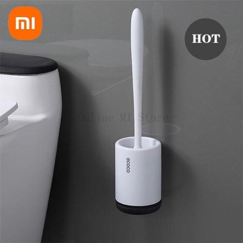 Xiaomi EcocoToilet Brush Rubber Head Holder Cleaning Brush For Toilet Wall Hanging Household Floor Cleaning Bathroom Accessories
