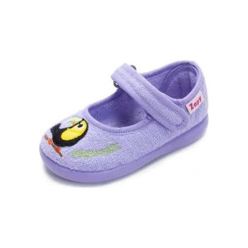 Home slippers for girl with velcro Dobsons.com