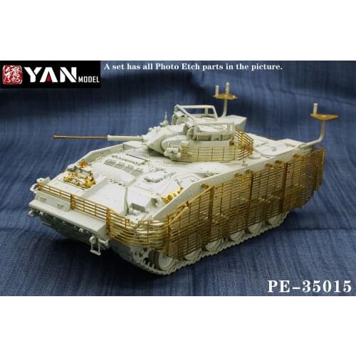 Yan Model PE-35015 1/35 FV510 Warrior TES(H) AIFV Photo Etches for Meng SS-017