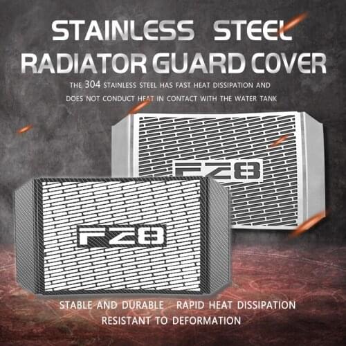 Motorcycle Radiator Guard Grille Protector Cover for YAMAHA FZ 8 FZ8 2010-2016