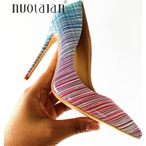 2019 Top Quality Brand Fashion Women Pumps Patent Leather 12/10/8CM High Heels Women Shoes Sexy Ladies Party Wedding Shoes