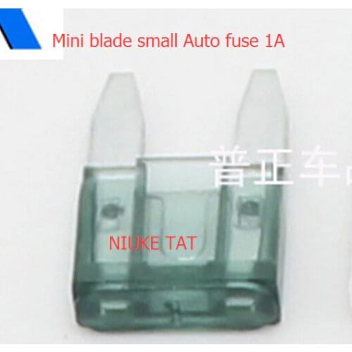 10pcs Mini blade small Auto fuse 1A Boat Blade Fuse 1A Car fuse Automotive fuse 1A Free shipping