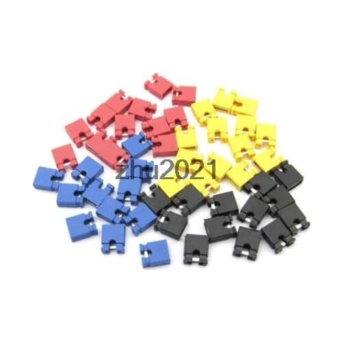 100Pcs IDE 2.54mm Laptop HDD PCB Mini Micro Jumper Bridge Plugs Black