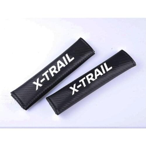 2pcs PU Fashion Car Seat Belt Cover Car Seat belt shoulder Pads for Nissan Xtrail