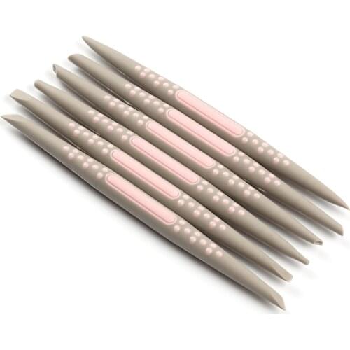 6PCS/SET DIY Plastic Silicone Baking Cake Tools Pen Fondant Tools For Cake Decorating Modelling Tool Fondant Cookie Cutters