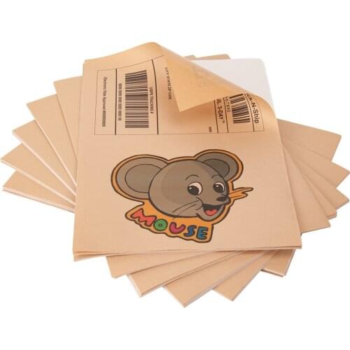 A4 Kraft Sticker Blank Copy Paper for Office Printable Self adhesive Label Paper Laser Inkjet Printer Packaging Label
