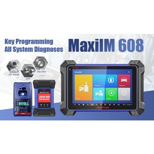 Autel Diagnostic Tool All System Key Programmer Autel IM608 With APB112 Toyota Smart Key And Gbox Tool