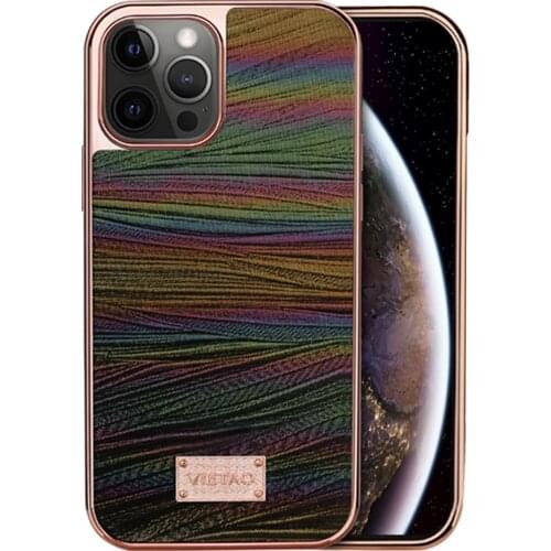 Colorful Women Gold Plating PU Leather Mobile Phone Case For iPhone 11 Pro Max High Quality Electroplated Leather Back Cover