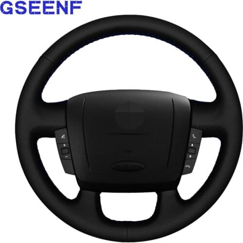 Car Steering Wheel Cover Black PU Artificial Leather DIY For Peugeot Boxer Citroen Jumper Relay Fiat Ducato Ram ProMaster