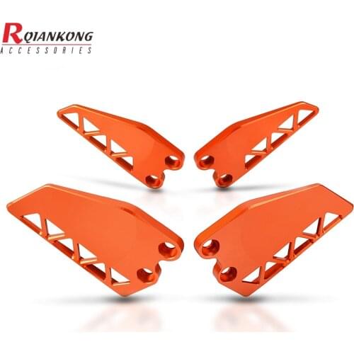 FOR 125 250 390 2017 2018 2019 Motorcycle Front and Rear Heel Protective Cover Guard CNC Brake cylinder guard Protector