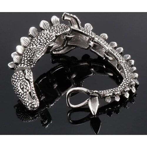 Jewels Store Stainless Steel Swordfish Bracelet Mens Animal Series Bracelets Jewelry Vintage Gift For Man JS33202-D