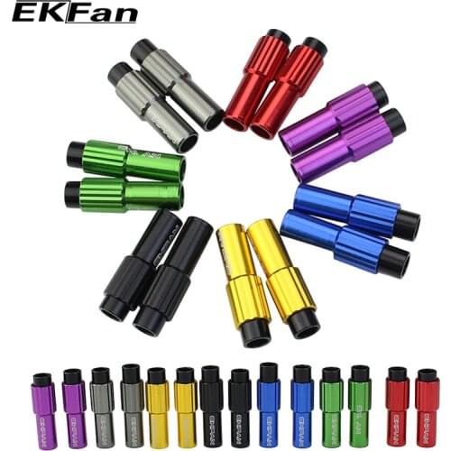 EKfan 2pcs Bike Adjust Housing Cap MTB Bike Brake Cable Gear Shift Connector Line Regulator
