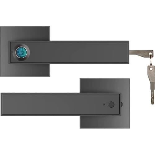 F180 Fingerprint Electronic Door Lock Semiconductor Smart Lock Home w/ Key Electronic Smart Lock Biometric USB