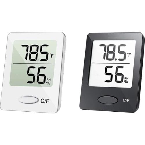 Humidity Gauge Room Accurate Mini Wall Digital Hygrometer Temperature Humidity Monitor Meter for Home, Office