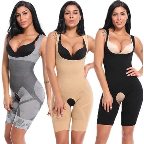 Full Body Sexy Ladies Bandage Shaperr Girdle Female High Waist Bodysuit Waist Corset Slim Shapewear