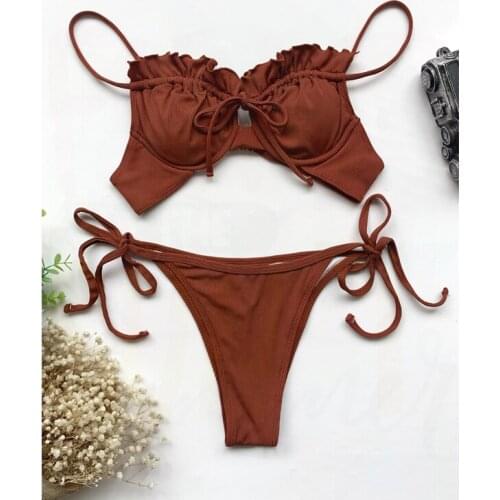 Bikini Micro Swimwear Women 2021 Swimsuits Sexy Bathing Suit Biquini Push Up Swimming Suit for Women Maillot De Bain Femme