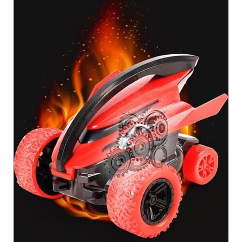 Novelty Funny Educational Inertial Drop-resistant Fish Shape Children Stunt Car Early Education Toys For Kids Birthday Gift