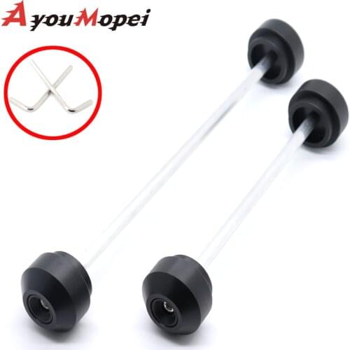 Front Rear Axle Fork Wheel Crash Slider For YAMAHA MT-07 FZ07 MT-09/SP FZ-09 Motorcycle Accessories Swingarm Spools Protector