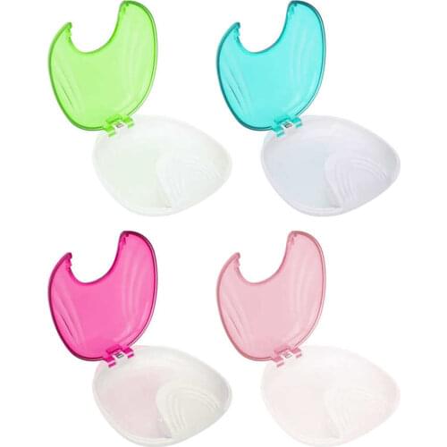 Durable Orthodontic Retainer Case Tooth Denture Container Portable Denture Storage Box False Teeth Care Storage Case Box
