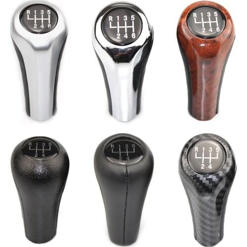 5 6 Speed Gear Shift Knob For BMW 1 3 5 6 Series E30 E32 E34 E36 E38 E39 E46 E53 E60 E63 E83 E84 E87 E90 Shifter Lever Headball