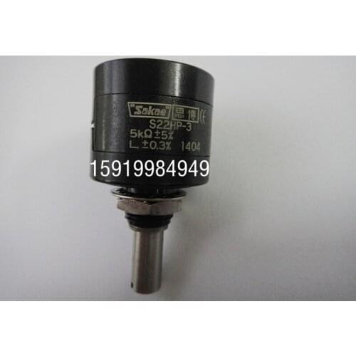 SAKAE Potentiometer 3 ring Potentiometer 22HP-3 10K Multiturn Potentiometer Wirewound Potentiometer switch