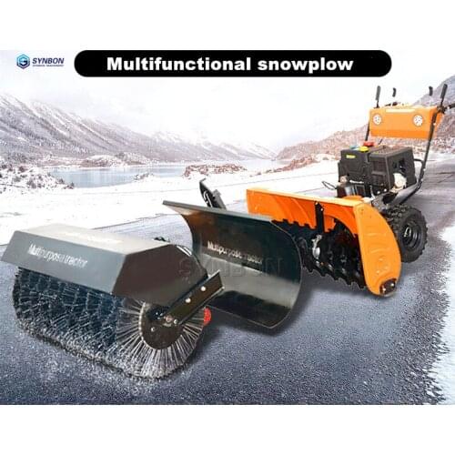 SYNBON Full Gear Three In One Snow Blower Mini Snow Thrower Blower Sweeper Removal Machine Hand push